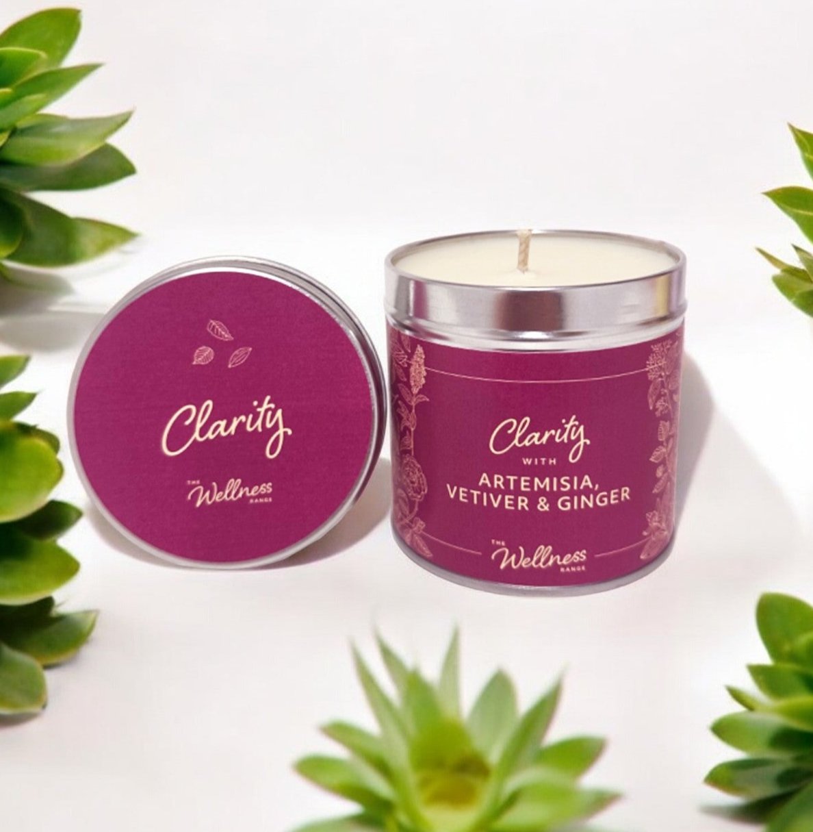 Clarity Wellness Candle with Artemisia, Vetiver & Ginger
