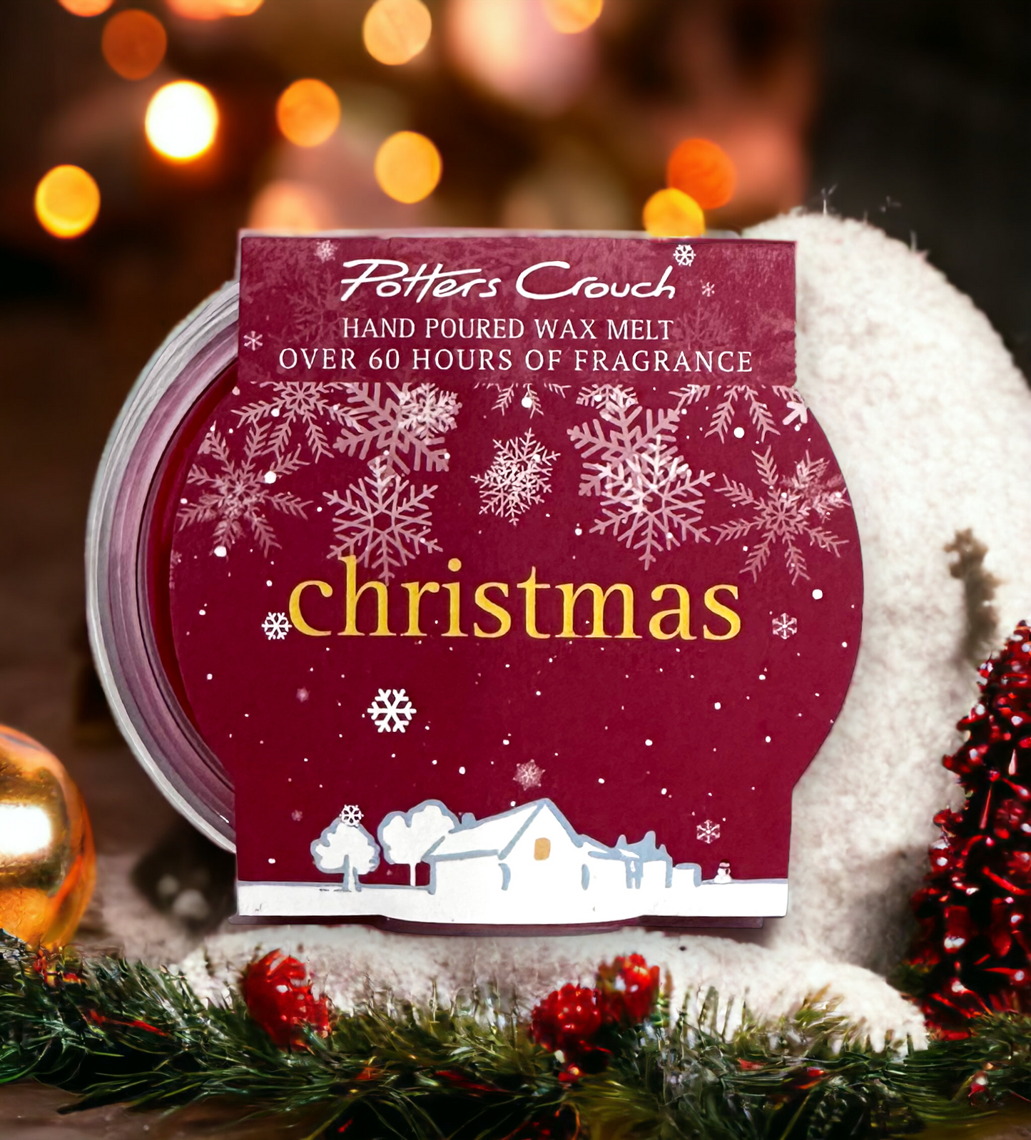 Christmas Wax Melt Pott