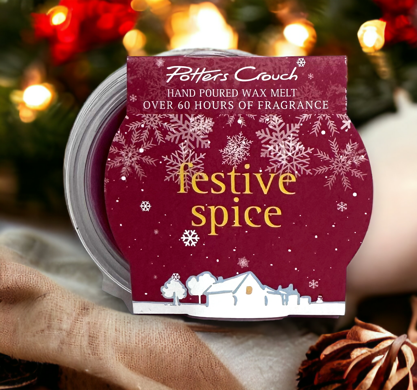 Festive Spice Wax Melt Pott