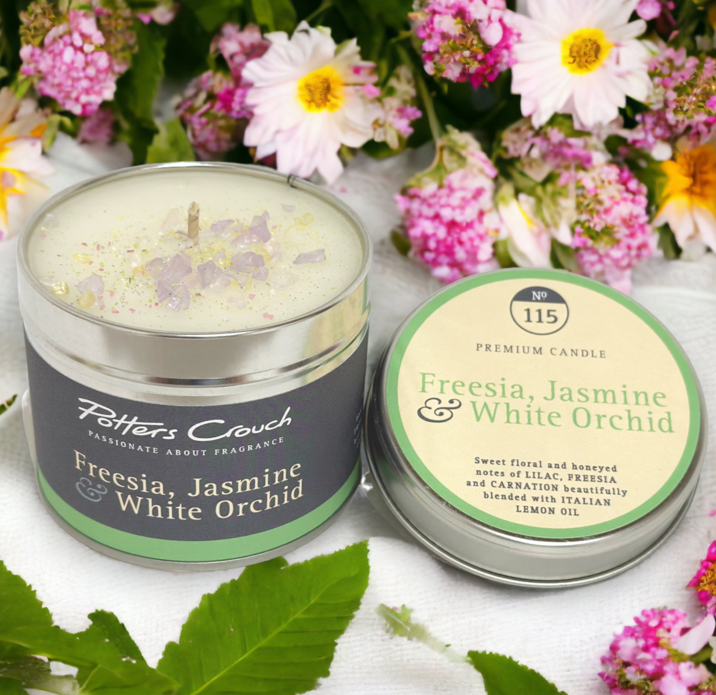 A beautiful blend of delicate freesia, jasmine petals & fragrant orchid. A firm favourite with flower lovers.