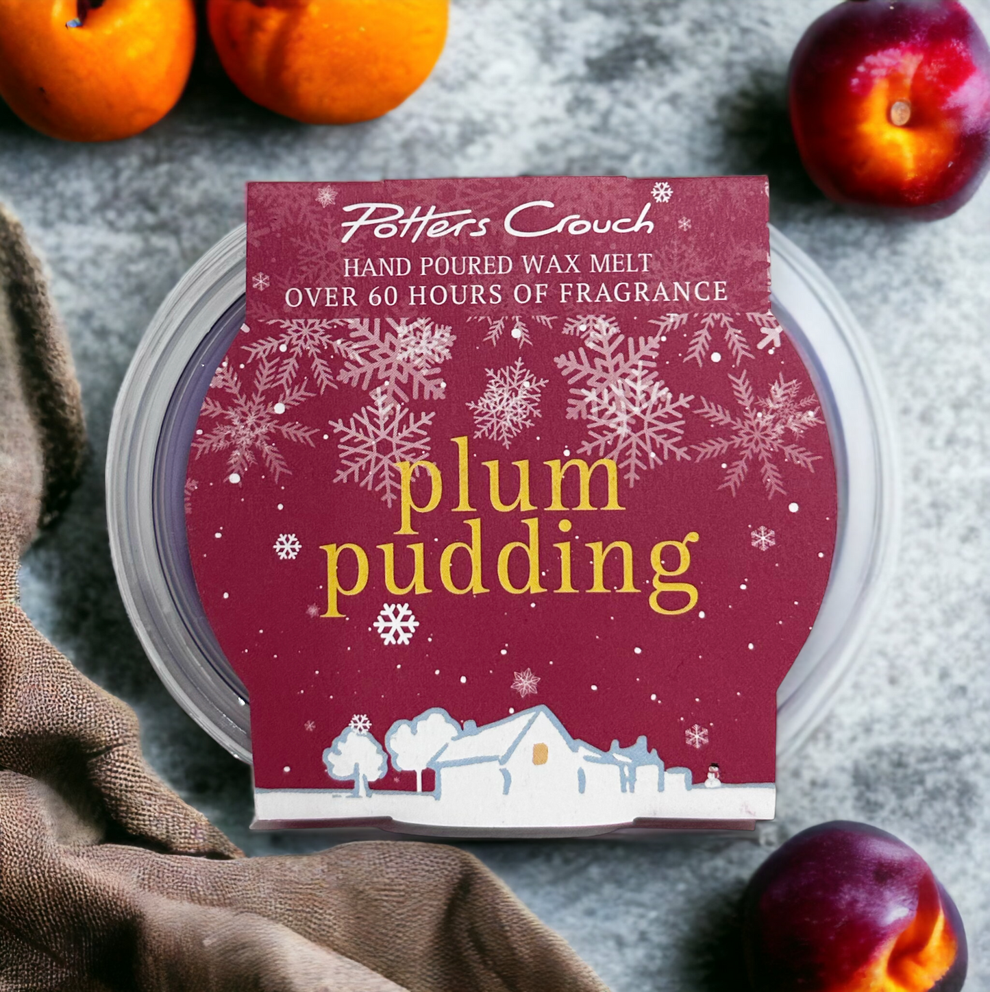 Plum Pudding Wax Melt Pott