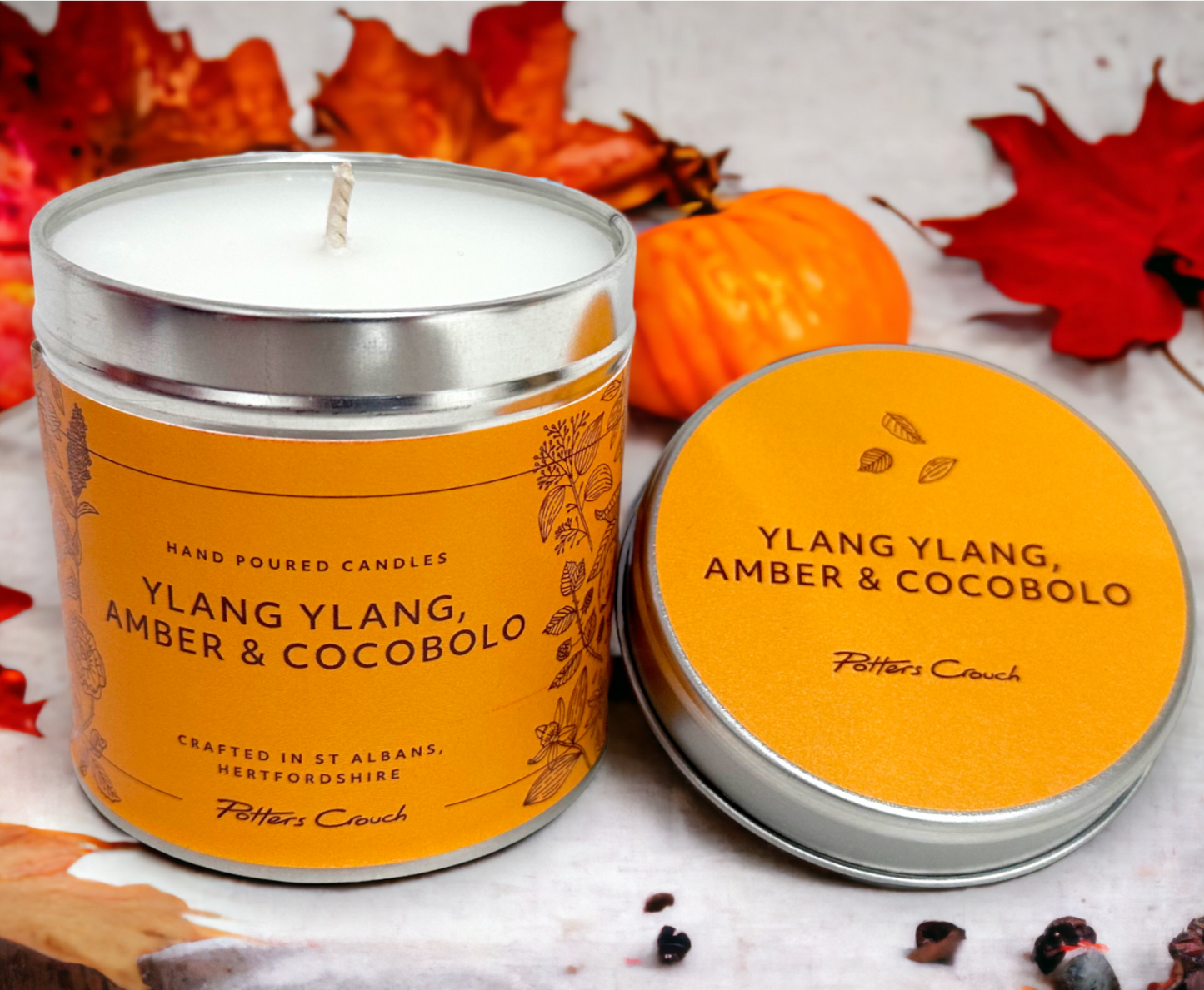 Ylang Ylang, Amber & Cocobolo Wellness Candle