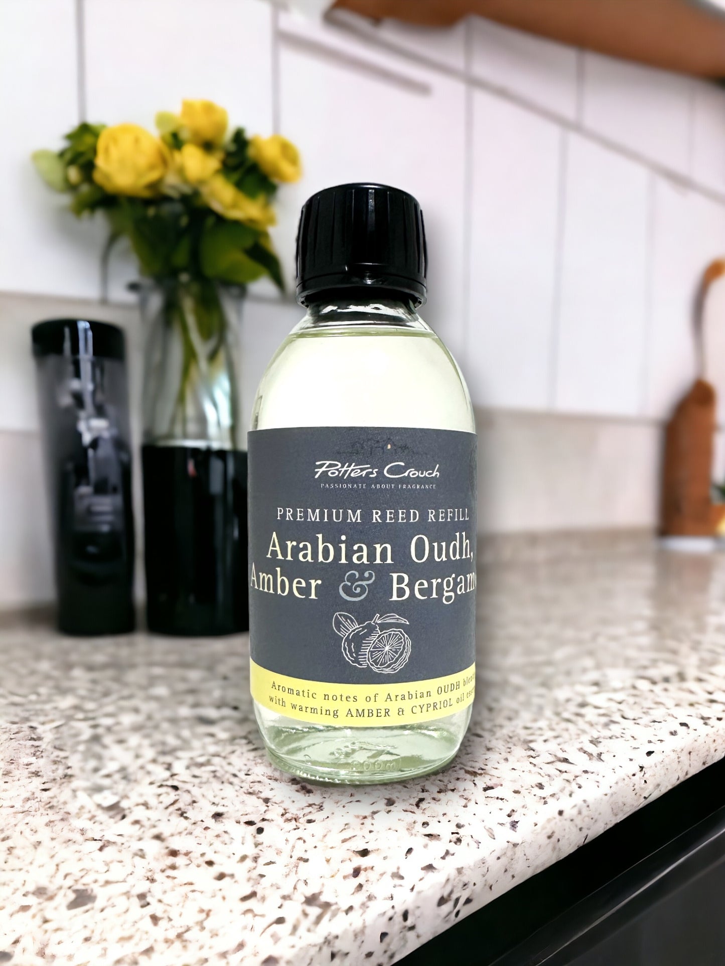 Arabian Oudh, Amber & Bergamot Reed Diffuser Refill