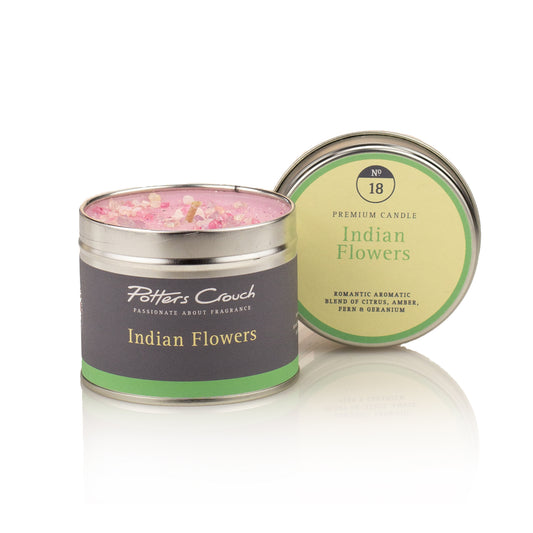 Indian Flowers Candle