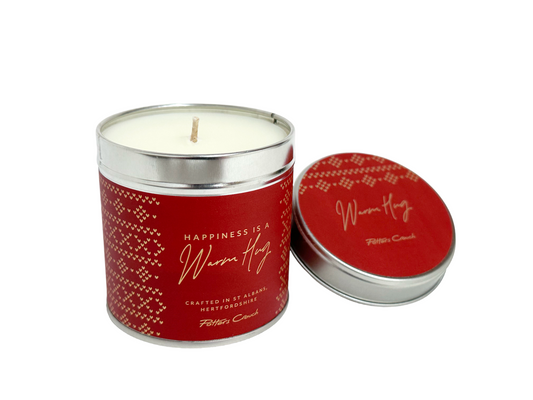 Happiness Is A Warm Hug Candle