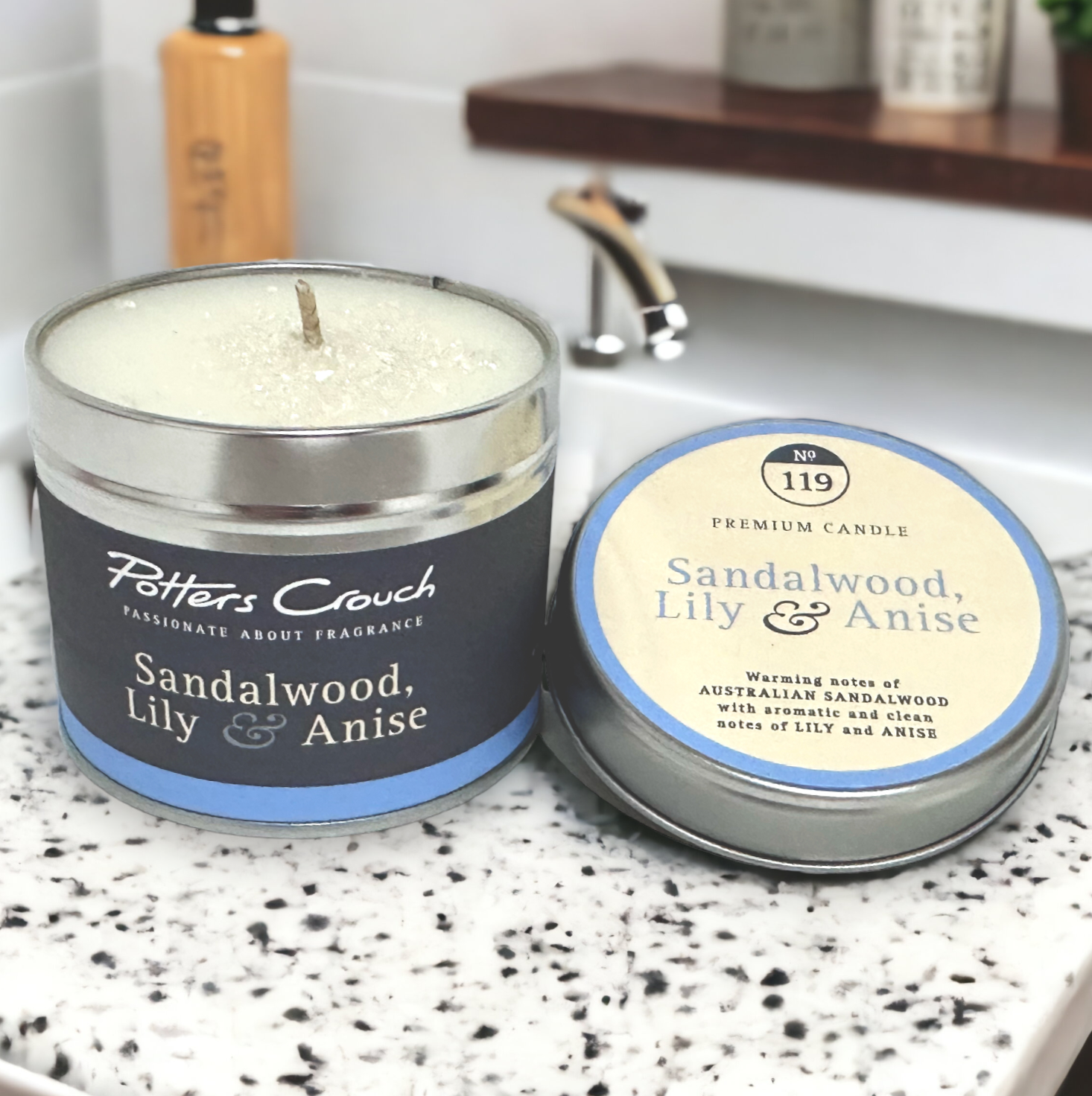 Warming sandalwood with delicate lily & anise, such a comforting scent.