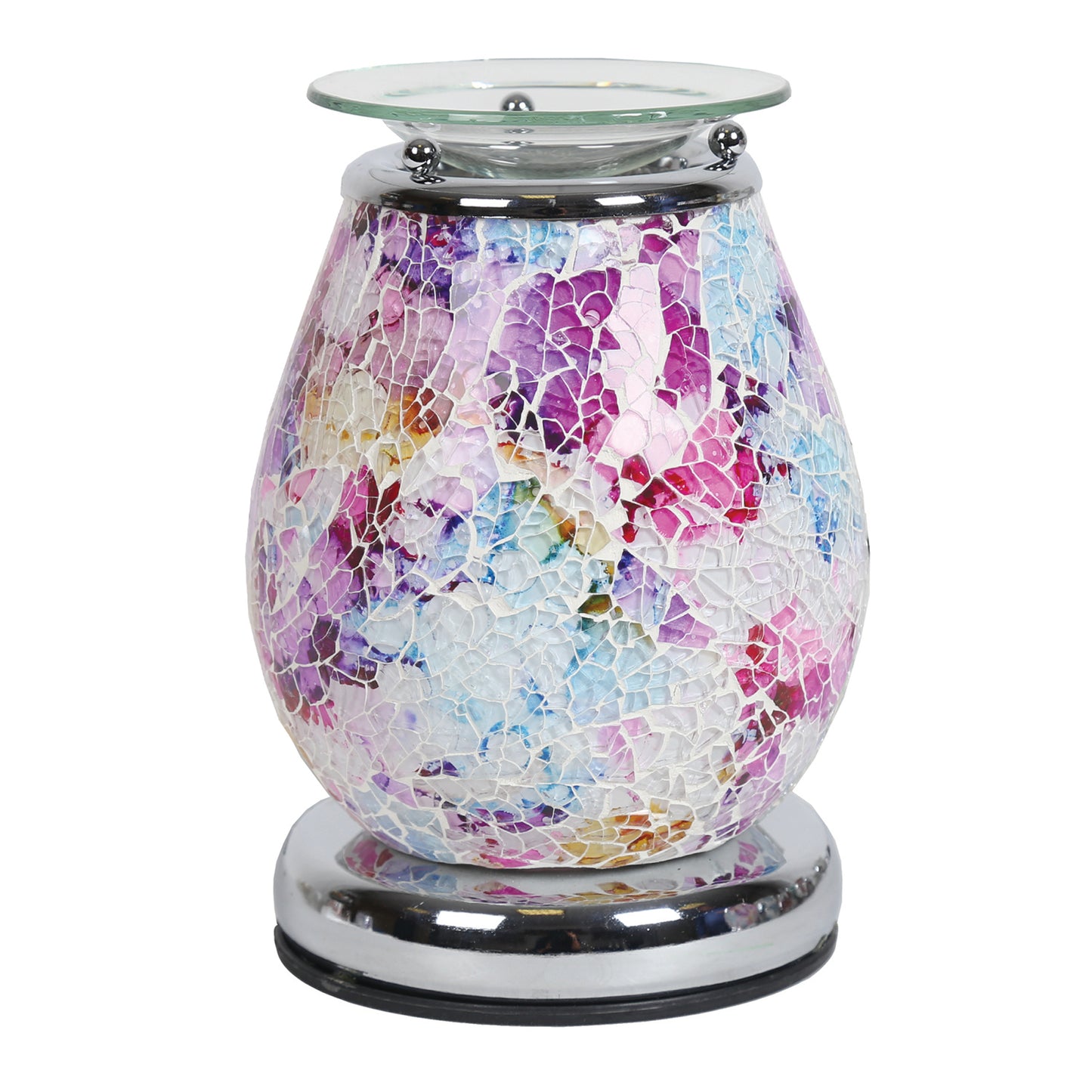 Mosaic Coloured Electric Wax Melt Warmer + Three Free Melts